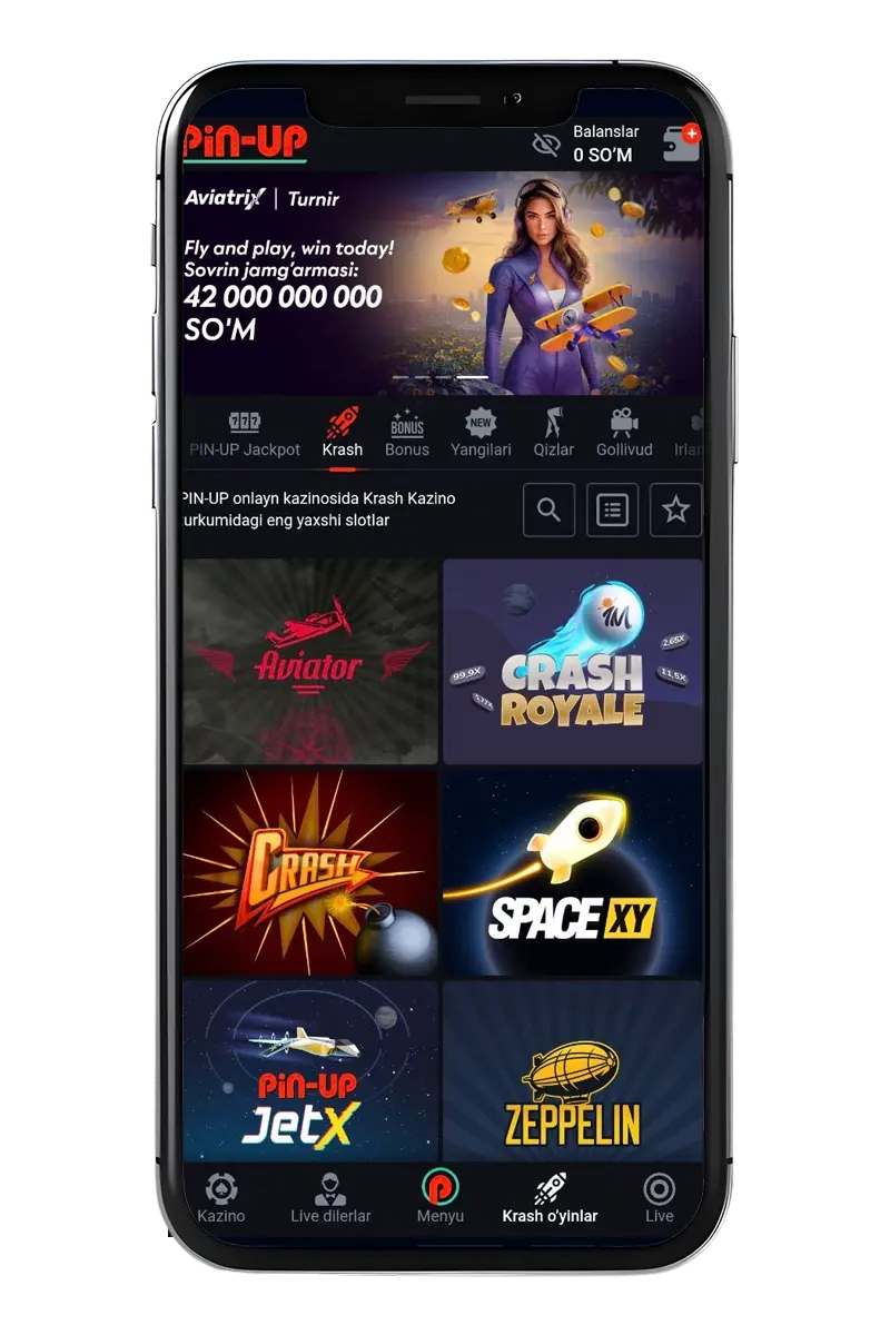 Mobil: Crash Games sahifasi